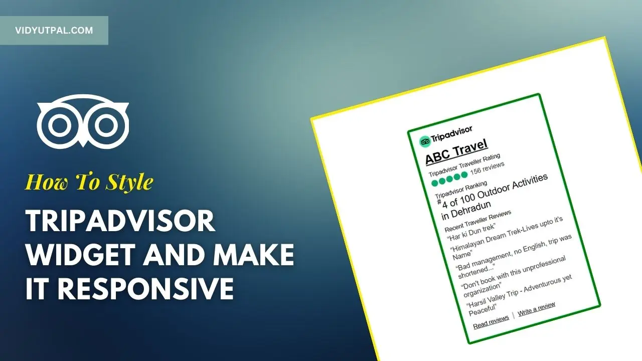 Tripadvisor widget responsive